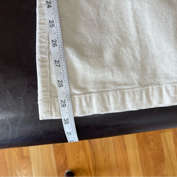 Hollister High Rise Flare 1R waist 25 ivory cream corduroy flare pants festival - Picture 7 of 15